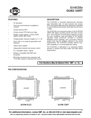 EI16C554 Datasheet PDF A1 PROs co., Ltd.