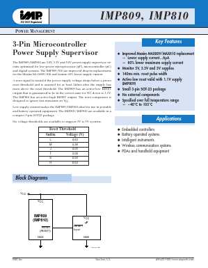 IMP810 Datasheet PDF A1 PROs co., Ltd.