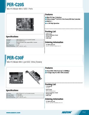 TF-PER-C20S-A10 Datasheet PDF AAEON Technology