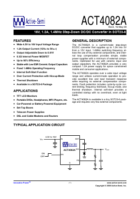 ACT4082AUS-T Datasheet PDF Active-Semi, Inc
