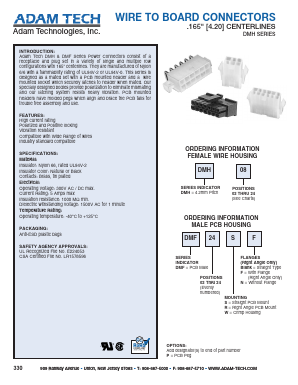 DMF05W Datasheet PDF Adam Technologies, Inc.