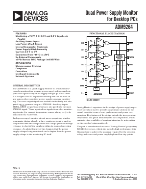 ADM9264 Datasheet PDF Analog Devices
