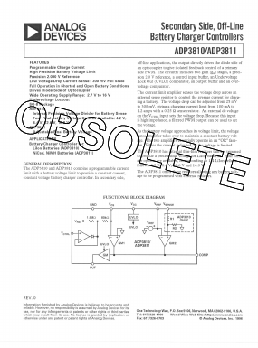 ADP3811 Datasheet PDF Analog Devices