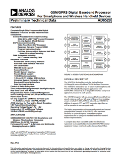 AD6528 Datasheet PDF Analog Devices