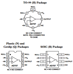 AD707AR Datasheet PDF Analog Devices