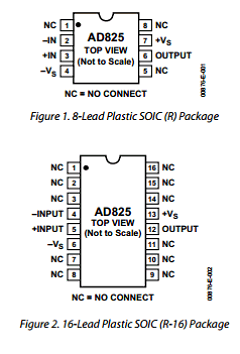 AD825AR Datasheet PDF Analog Devices