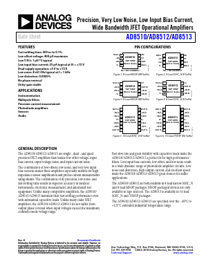 AD8512 Datasheet PDF Analog Devices