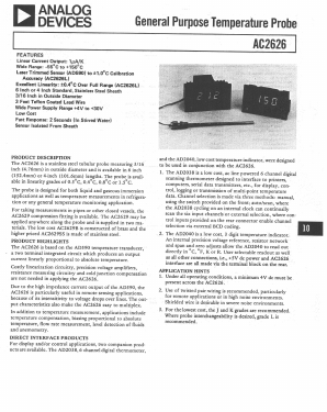 AC2626 Datasheet PDF Analog Devices