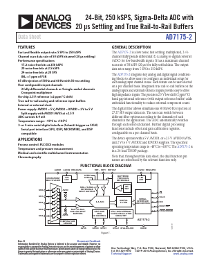 AD7175-2 Datasheet PDF Analog Devices