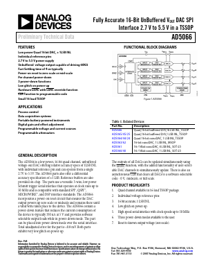 AD5066BRUZ-1REEL7 Datasheet PDF Analog Devices
