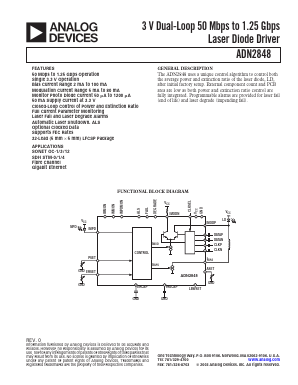 ADN2848ACP-32 Datasheet PDF Analog Devices