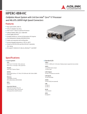 HPERC-IBRHC-B00XN Datasheet PDF Adlink Technology Inc.