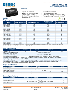 AMLD-36100IZ Datasheet PDF AIMTEC