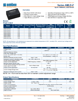 AMLD-6050Z Datasheet PDF AIMTEC