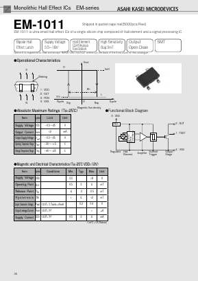 EM-1011 Datasheet PDF  Asahi Kasei Microdevices