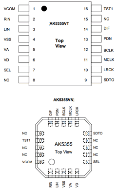 AK5355 Datasheet PDF  Asahi Kasei Microdevices