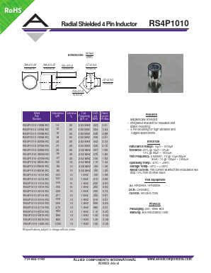 RS4P1010-330M-RC Datasheet PDF Allied Components International