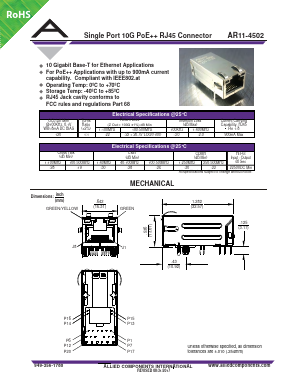 AR11-4502 Datasheet PDF Allied Components International
