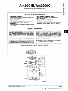 AM2901BFM Datasheet PDF Advanced Micro Devices