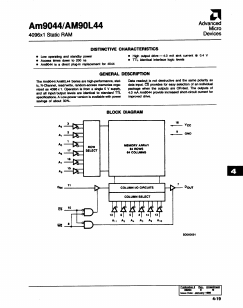 AM9044C Datasheet PDF Advanced Micro Devices