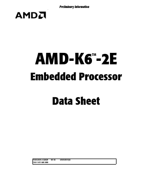 AMD-K6-2E-300AFZ Datasheet PDF Advanced Micro Devices