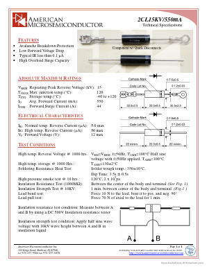 2CL15KV Datasheet PDF American Microsemiconductor