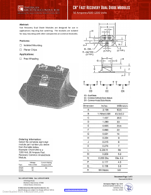 CD2406 Datasheet PDF American Microsemiconductor