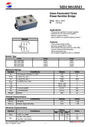 MD130S08M3 Datasheet PDF Jiangsu APT Semiconductor Co.,Ltd.