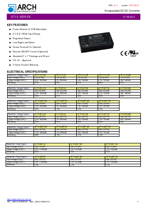 ST10-48F-5D Datasheet PDF ARCH Electronics