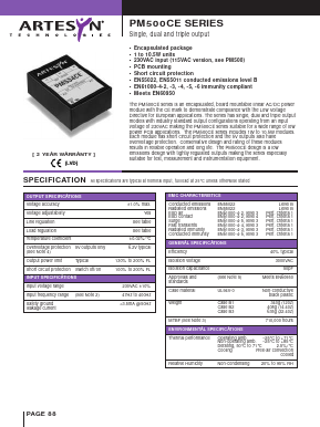 PM505CE Datasheet PDF Artesyn Technologies