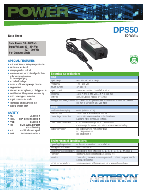 DPS54 Datasheet PDF Artesyn Technologies