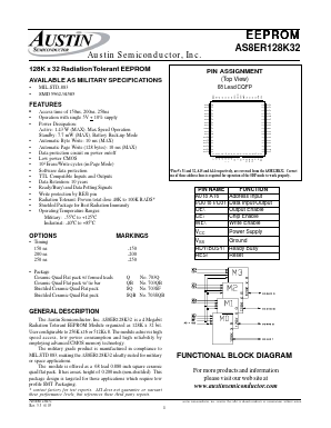 AS8ER128K32Q-250/883C Datasheet PDF Austin Semiconductor