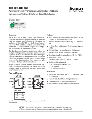 ACPL-K43T-060E Datasheet PDF Avago Technologies