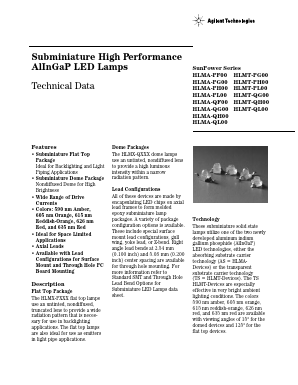 HLMT-QG00-T0014 Datasheet PDF Avago Technologies