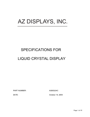 AGM3224C Datasheet PDF AZ Displays