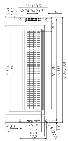 ACM4004D-FEGW-T Datasheet PDF AZ Displays