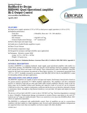 RHD5901-201-2S Datasheet PDF Aeroflex Corporation