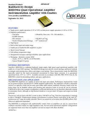 RHD5904-S Datasheet PDF Aeroflex Corporation