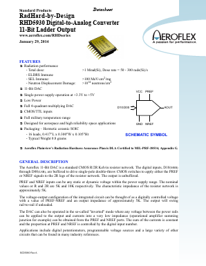 RHD5930-901-1S Datasheet PDF Aeroflex Corporation