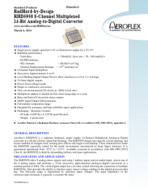 RHD5958-901-1S Datasheet PDF Aeroflex Corporation
