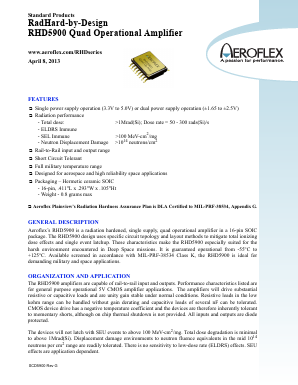 RHD5900-201-2S Datasheet PDF Aeroflex Corporation