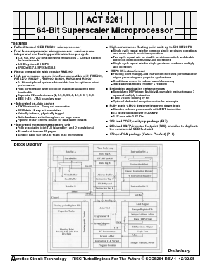 ACT-5261 Datasheet PDF Aeroflex Corporation