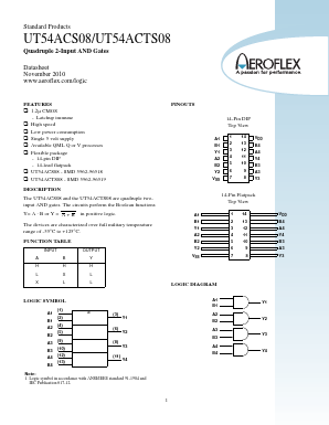 5962H9651901VCC Datasheet PDF Aeroflex Corporation