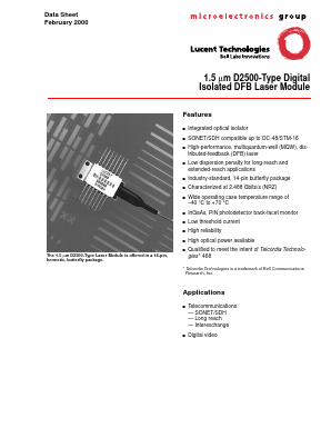 D2517 Datasheet PDF Agere -> LSI Corporation
