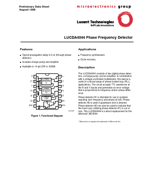 LUCDA4044 Datasheet PDF Agere -> LSI Corporation