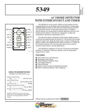 A5349CA Datasheet PDF Allegro MicroSystems