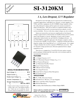 SI-3120KM-TL Datasheet PDF Allegro MicroSystems