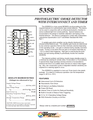 A5358CA Datasheet PDF Allegro MicroSystems