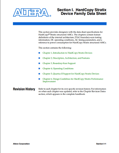 HC1S80 Datasheet PDF Altera Corporation