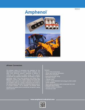 EP43953B Datasheet PDF Amphenol Aerospace
